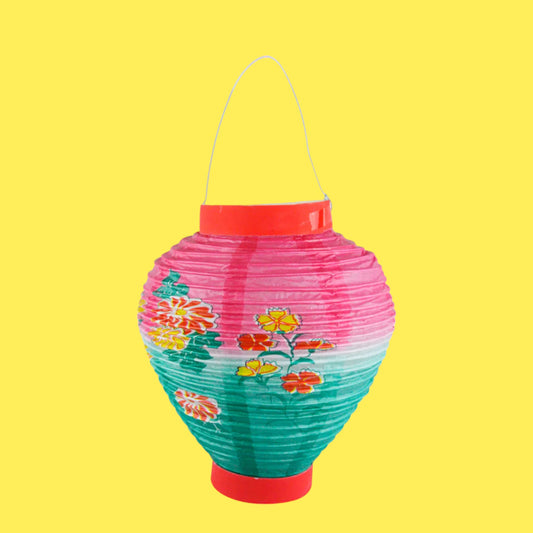 Floral Paper Lantern - Hella Kitsch